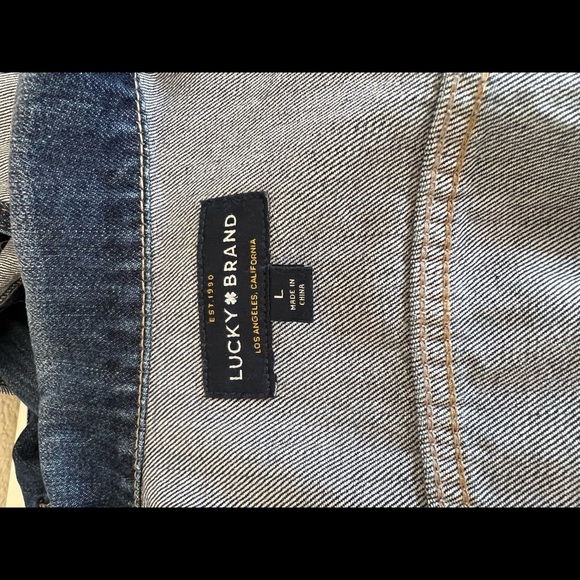 NWOT Lucky Brand Denim Trucker Jacket - Picture 4 of 4